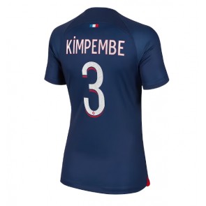Paris Saint-Germain Presnel Kimpembe #3 Hjemmebanetrøje Dame 2023-24 Kort ærmer